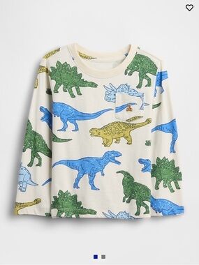 Bundle New BabyGap Print Long-Sleeve Tees for Kids